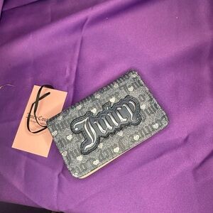 NWT Juicy Couture Denim Blue Wallet